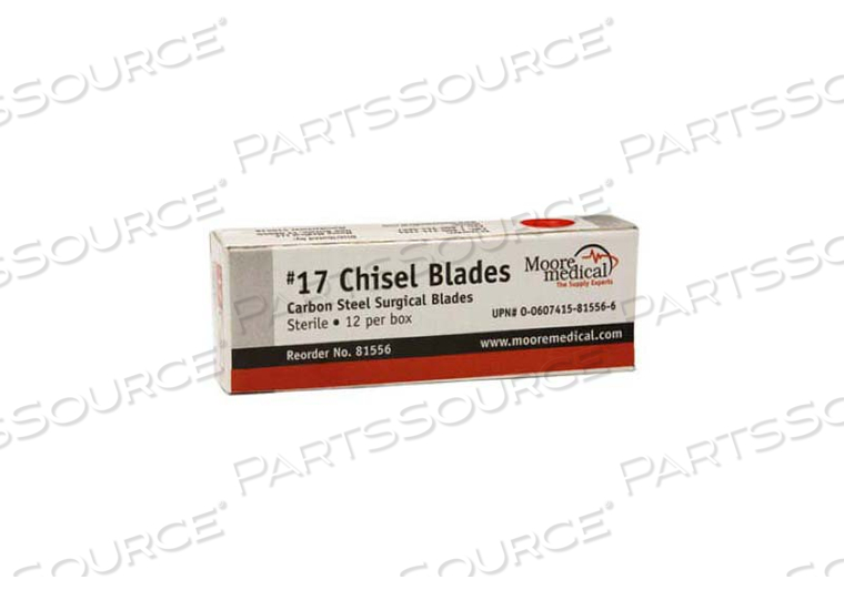 MOOREBRAND® CHISEL BLADE (12 PER PKG) by McKesson