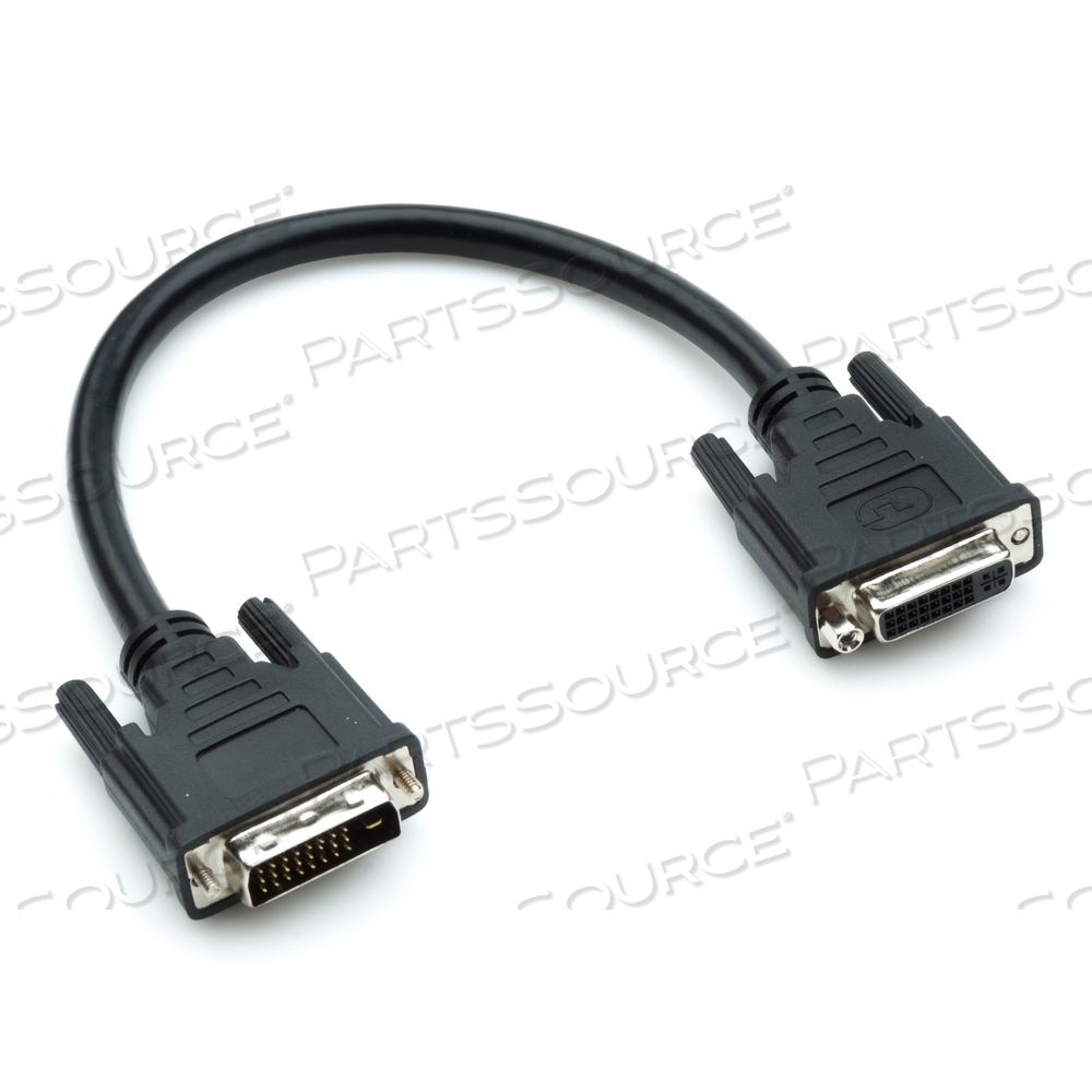 1FT L MALE TO FEMALE BLACK DVI CABLE by STERIS Corporation 1FT L MALE TO FEMALE BLACK DVI CABLE by STERIS Corporation