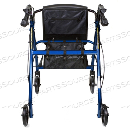 4-WHEEL ROLLATOR, BLUE by McKesson 4-WHEEL ROLLATOR, BLUE by McKesson
