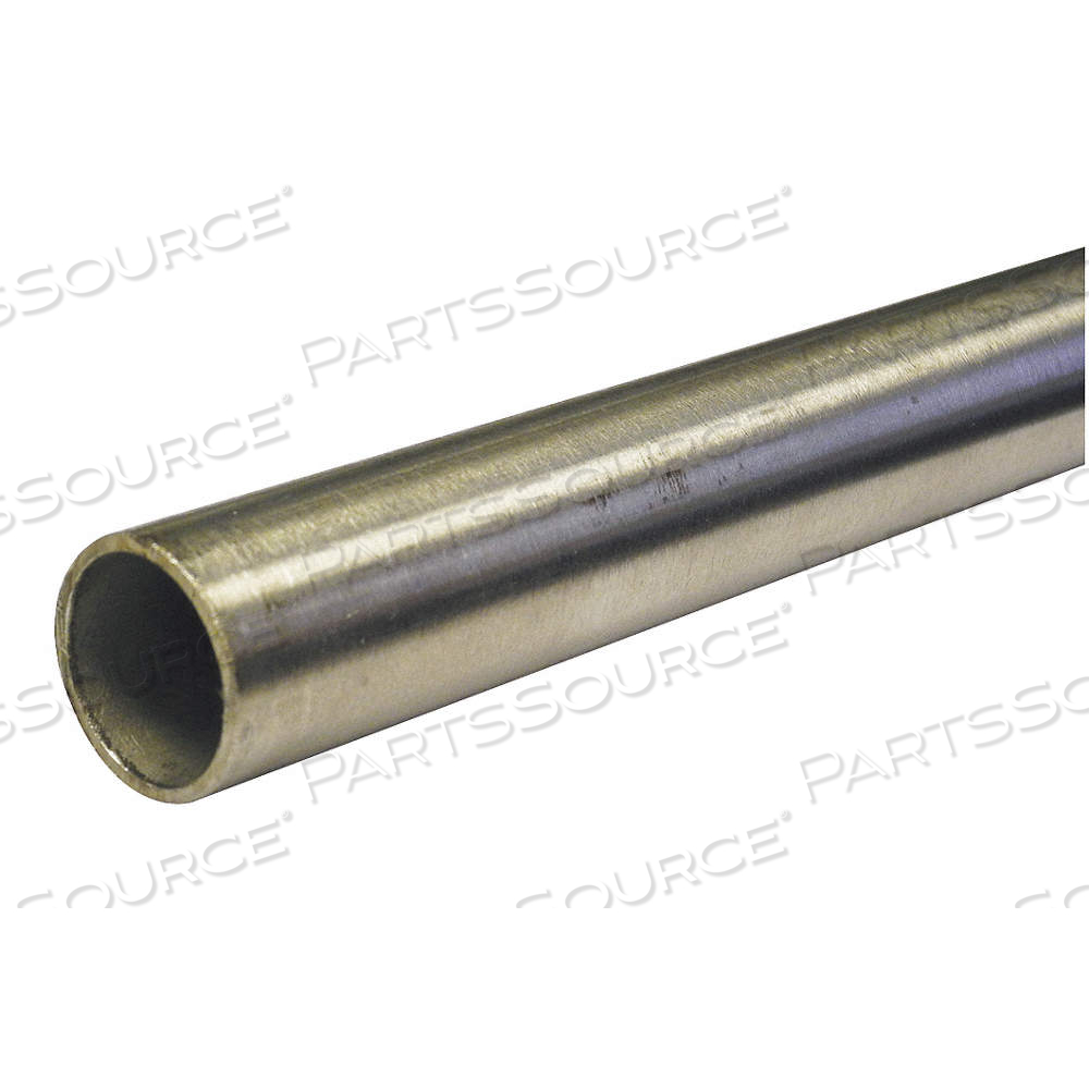 TUBING, WELDED, 304 STAINLESS STEEL, 1 3/8 IN OUTSIDE DIA, 1.31 IN INSIDE DIA, 6 FT OVERALL LG by Approved Vendor