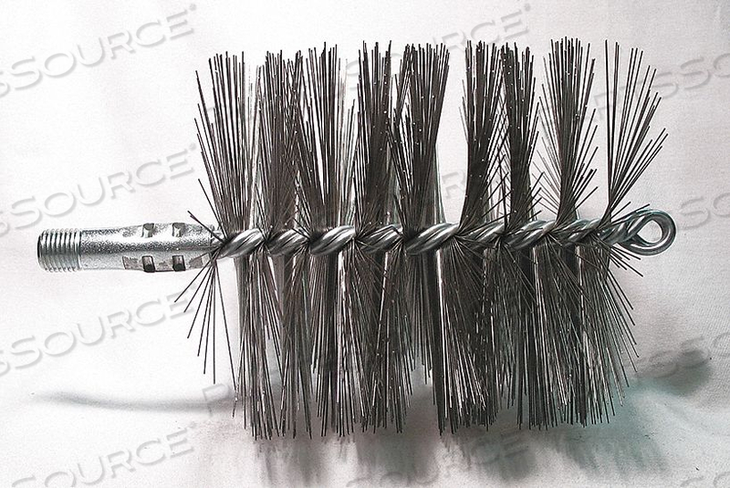 FLUE BRUSH DIA 4-1/2 1/4 MNPT 7-1/2 IN L by Tough Guy FLUE BRUSH DIA 4-1/2 1/4 MNPT 7-1/2 IN L by Tough Guy