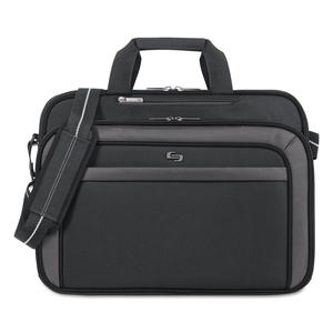 PRO CHECKFAST BRIEFCASE, FITS DEVICES UP TO 17.3", POLYESTER, 17 X 5.5 X 13.75, BLACK by Solo