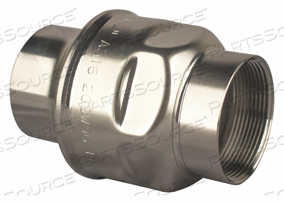 SPRING CHECK VALVE SS 3/4 FNPT by Bonomi SPRING CHECK VALVE SS 3/4 FNPT by Bonomi