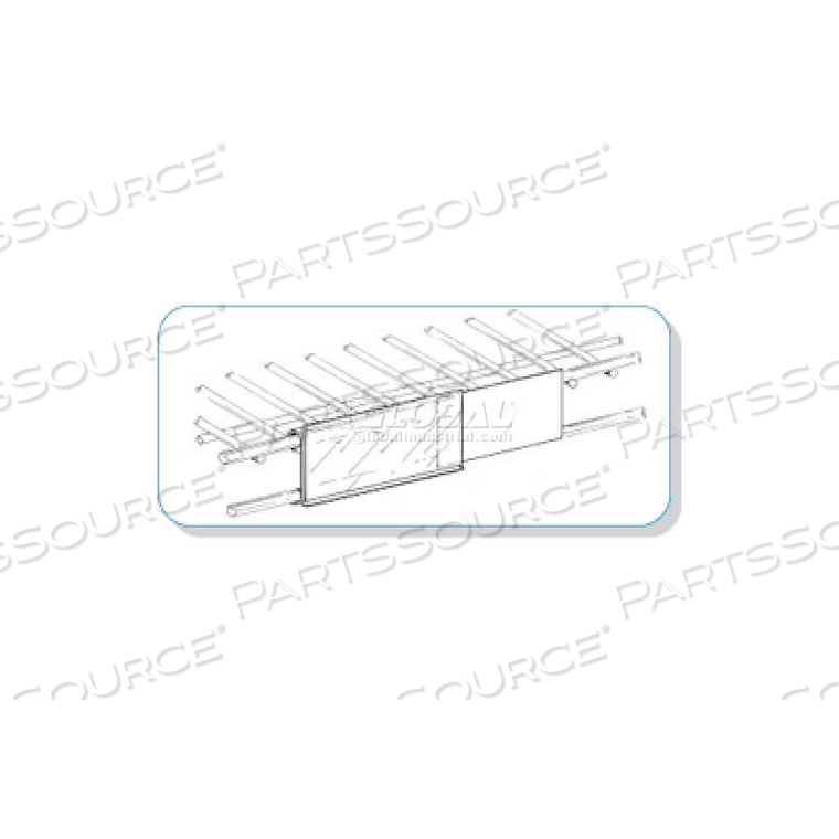 PRICE CHANNEL LABEL HOLDER, FOR WIRE SHELVES, 3"W by Clip Strip Corp.