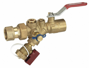 COMBINATION STRAINER VALVE 1-1/4 IN FNPT by Nutech