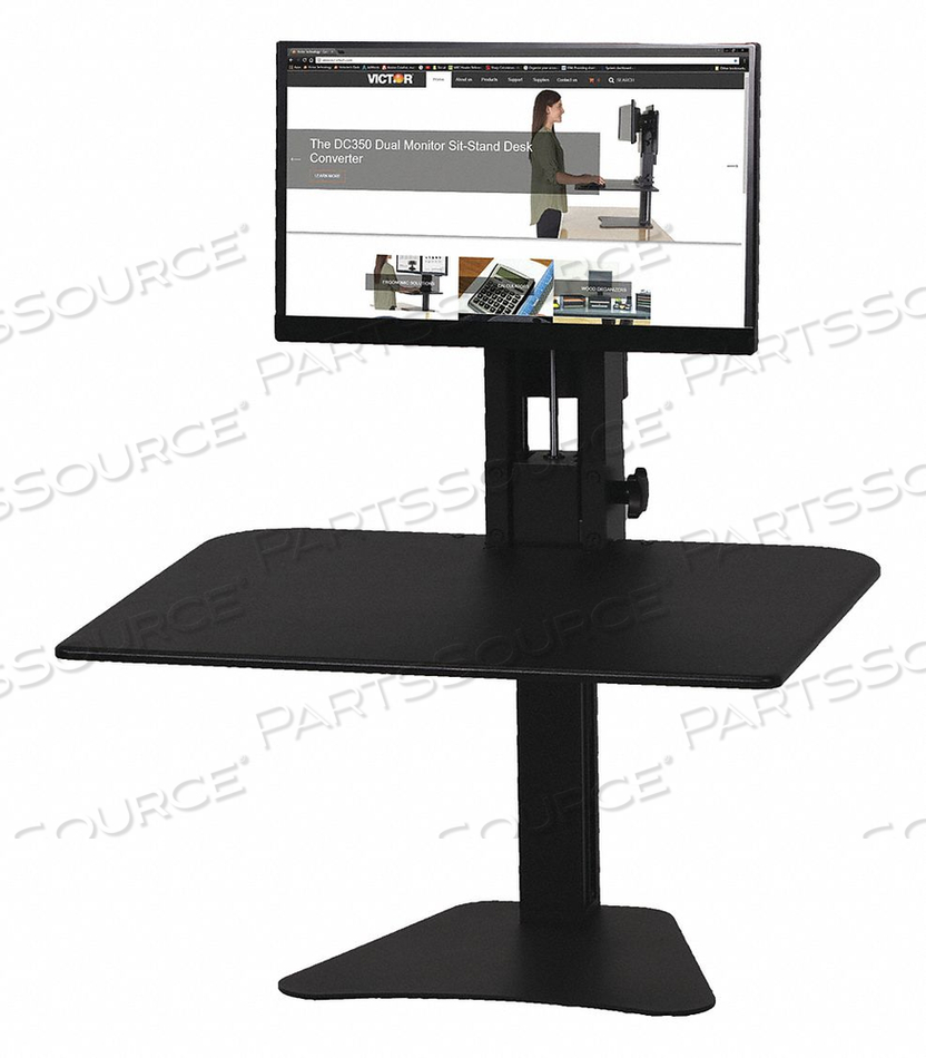 STANDING DESK BLACK UP TO 15-1/2 IN L by Victor Technology, LLC STANDING DESK BLACK UP TO 15-1/2 IN L by Victor Technology, LLC
