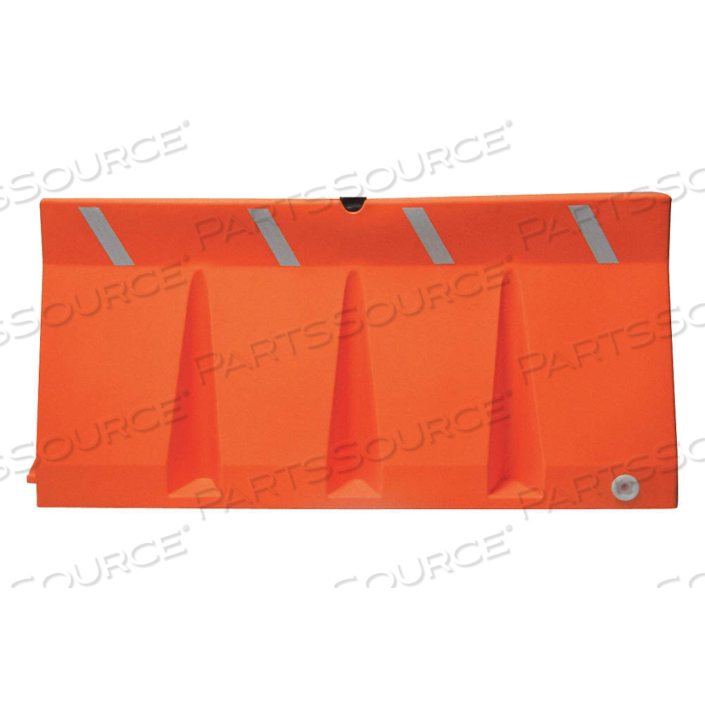 POLYCADE TRAFFIC BARRIER, 33 3/4 IN OVERALL HT, 69 3/4 IN X 33 3/4 IN, DIAMOND, REFLECTIVE, UNRATED by Approved Vendor