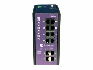 EXTREME NETWORKS EXTREMESWITCHING INDUSTRIAL ETHERNET SWITCHES ISW 8GBP,4-SFP - SWITCH - MANAGED - 8 X 10/100/1000 (POE+) + 4 X SFP - DIN RAIL MOUNTABLE, WALL-MOUNTABLE - POE+ - DC POWER by Extreme Network