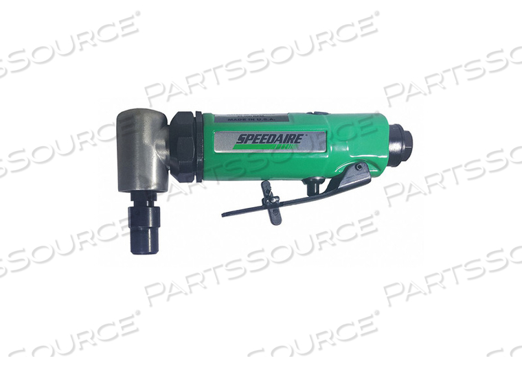 DIE GRINDER, DUTY HEAVY DUTY, HORSEPOWER 0.4 HP, COLLET SIZE 1/4 IN, GRINDER ORIENTATION RIGHT ANGLE, AIR INLET CONNECTION SIZE 1/4 IN, AIR  by Speedaire