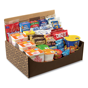 DORM ROOM SURVIVAL SNACK BOX, 55 ASSORTED SNACKS by Snack Box Pros