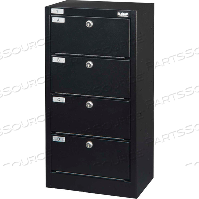 ARGOS PISTOL SAFE - 4 TIER 12"W X 8"D X 23"H, 8 PISTOL CAP. KEY LOCK STEALTH by Datum Filing ARGOS PISTOL SAFE - 4 TIER 12"W X 8"D X 23"H, 8 PISTOL CAP. KEY LOCK STEALTH by Datum Filing