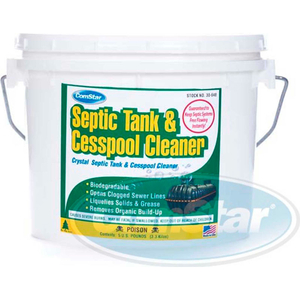 SEPTIC TANK & CESSPOOL CLEANER, 5 LB. PAIL, 6 PAILS by Comstar International Inc