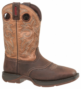 WESTERN BOOT 10 W BROWN AND TAN STEEL PR by Durango