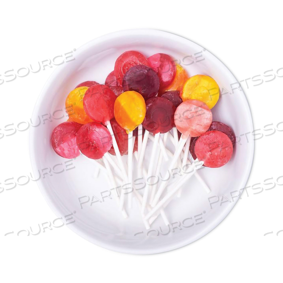 ORGANIC VITAMIN C LOLLIPOPS, 4.5 LB BAG, ASSORTED FLAVORS 