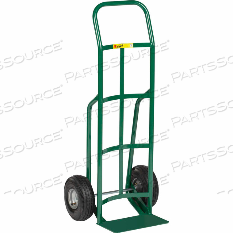 STEEL HAND TRUCK - CONTINUOUS HANDLE - 10" FLAT FREE WHEELS by Little Giant