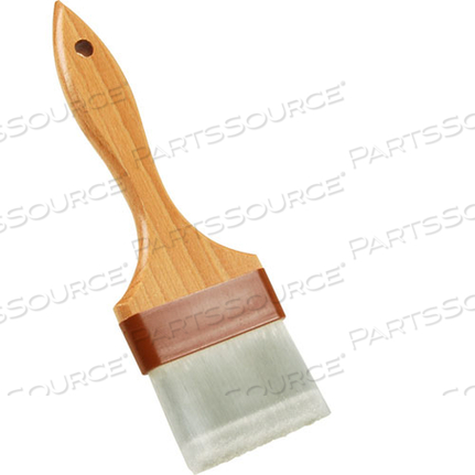 BRUSH, PASTRY, 3"W, NYLON/WOOD 