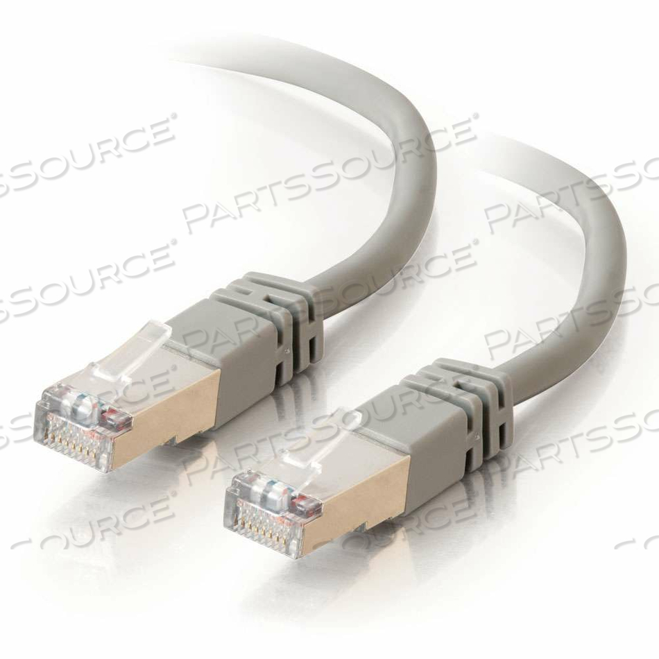 50FT CAT5E SNAGLESS SHIELDED ETHERNET NETWORK PATCH CABLE - GREY by Legrand AV (C2G)