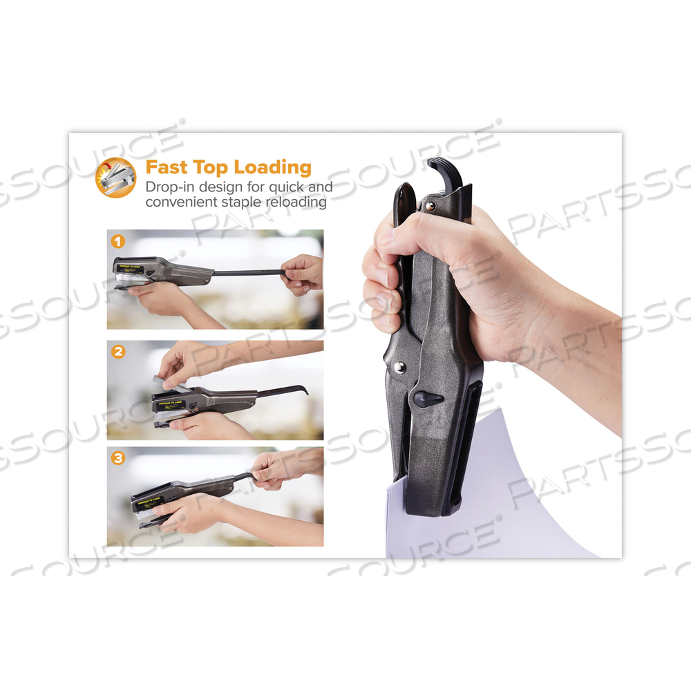 B8 XTREME DUTY PLIER STAPLER, 45-SHEET CAPACITY, 0.25" TO 0.38" STAPLES, 2.5" THROAT, BLACK by Bostitch