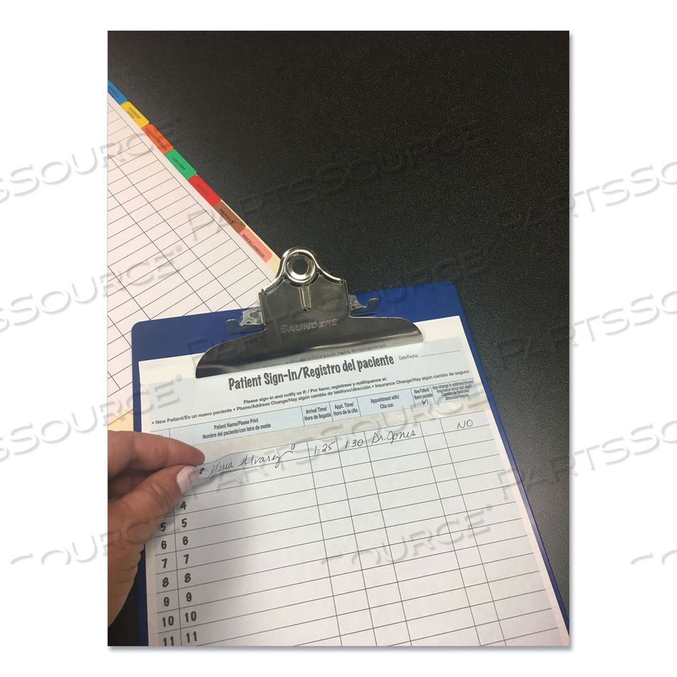 HIPAA LABELS, PATIENT SIGN-IN, 8.5 X 11, BLUE, 23/SHEET, 125 SHEETS/PACK HIPAA LABELS, PATIENT SIGN-IN, 8.5 X 11, BLUE, 23/SHEET, 125 SHEETS/PACK