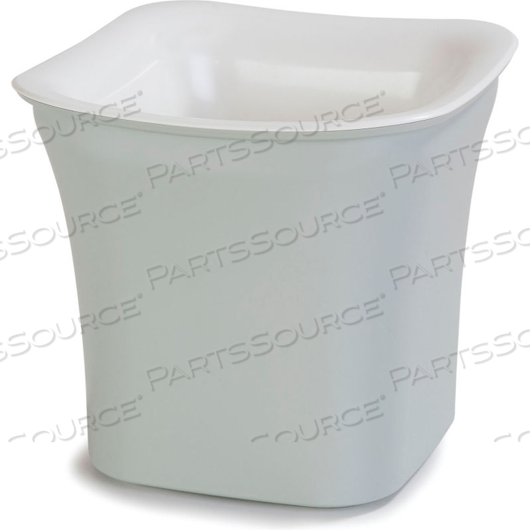 DESIGNER COLDMASTER 2 QT FLARED SQUARE 2 QT - WHITE-PEWTER 