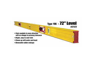 BOX LEVEL 72 IN.L YELLOW by Stabila