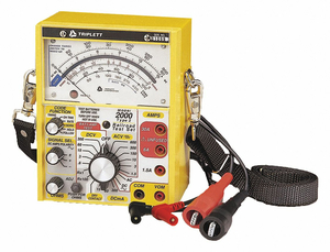 ANALOG RAILROAD TESTER 600V MIRRORED 30A by Triplett