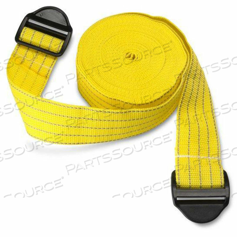 PARK YELLOW REFLECTIVE STRAP WITH STRAP LOCK BUCKLE, 158"L X 2"W, SET OF 2 by Sentry Protection System PARK YELLOW REFLECTIVE STRAP WITH STRAP LOCK BUCKLE, 158"L X 2"W, SET OF 2 by Sentry Protection System