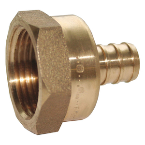 BRASS PEX X FEMALE ADAPTER 1/2 X1/2 by Jones Stephens