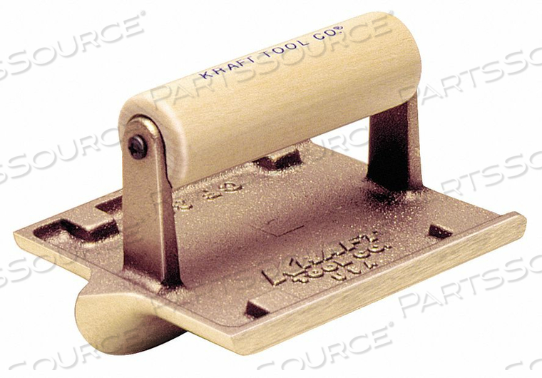CONCRETE GROOVER BRONZE/WOOD 3/8 RADIUS by Kraft Tool