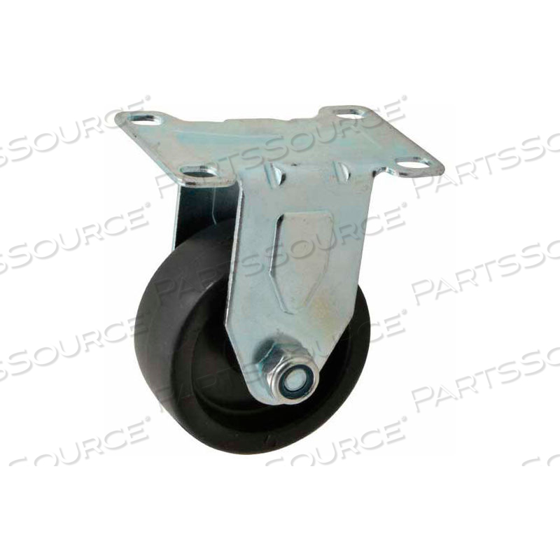 RIGID CASTER - POLYOLEFIN 3" DIA. - 150 LB. CAPACITY by Fairbanks Scale