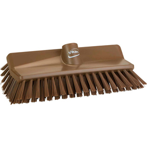 VIKAN HIGH-LOW BRUSH- MEDIUM, BROWN by Vikan