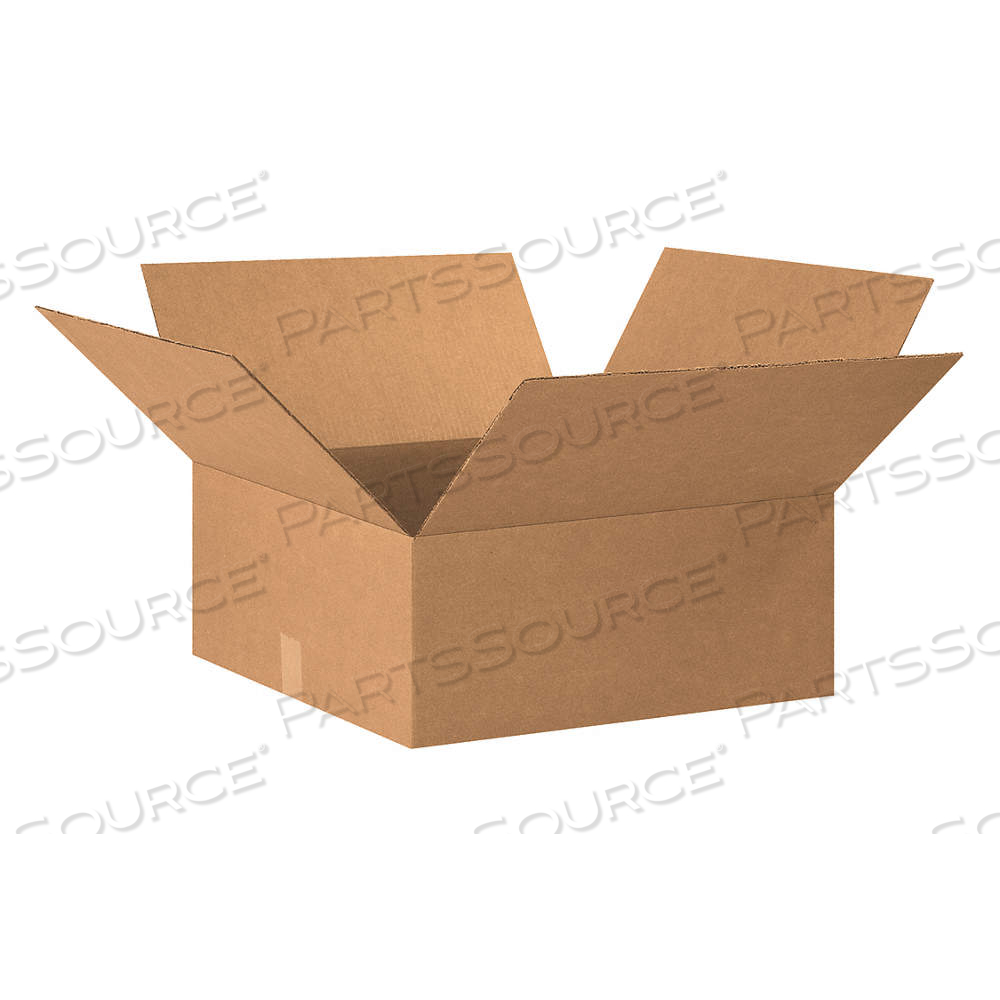 SHIPPING BOX, 20 IN INSIDE LG, 20 IN INSIDE WD, 8 IN INSIDE HT, 32 ECT - FLAT, SINGLE WALL by Approved Vendor