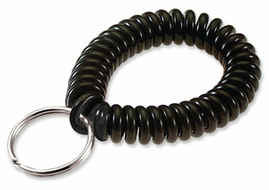 KEY CHAIN POLYURETHANE BLACK PK5 by Lucky Line Products