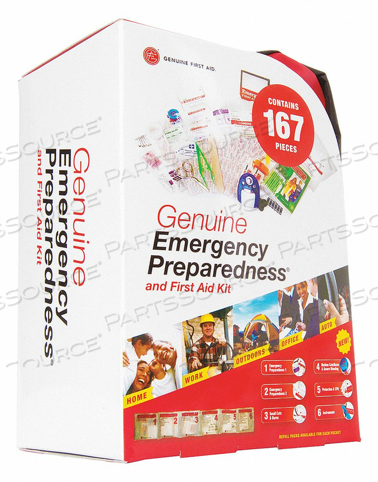 FIRST AID KIT FABRIC 167 COMPONENTS by Genuine First Aid FIRST AID KIT FABRIC 167 COMPONENTS by Genuine First Aid
