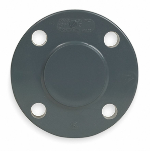 BLIND FLANGE, 3 IN FITTING PIPE SIZE, SCHEDULE 80, 150 PSI, GRAY, 15/16 IN OVERALL LG by GF Piping Systems