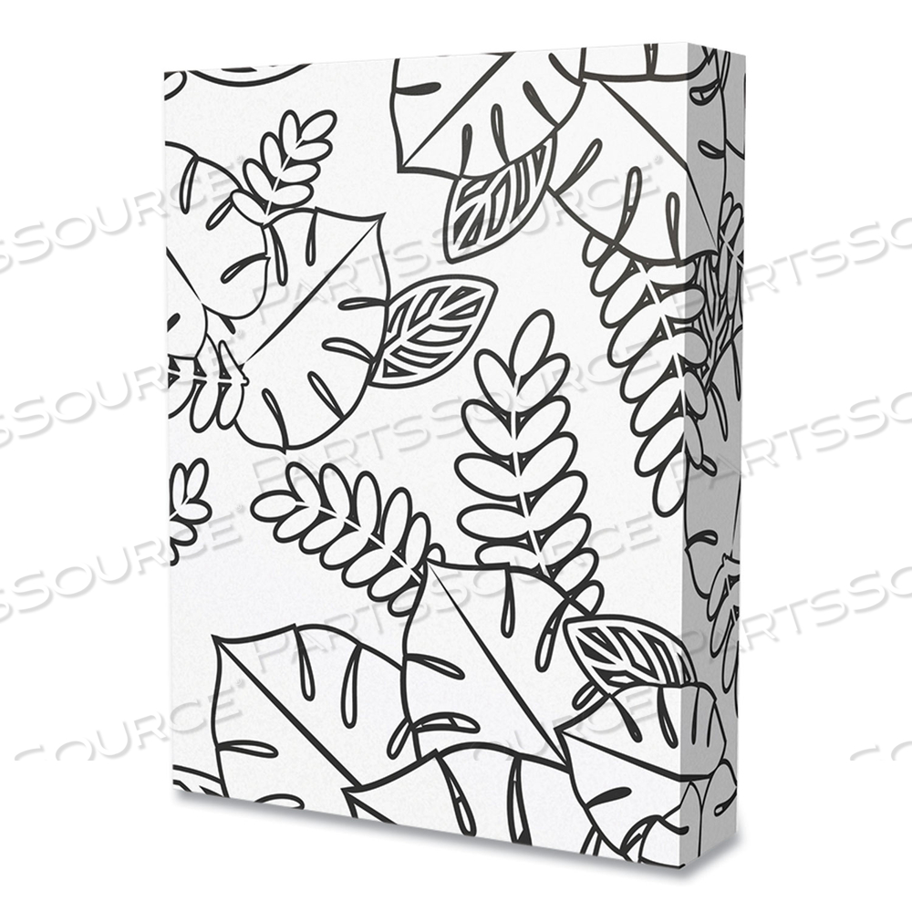 30% RECYCLED COLORED PAPER, 20 LB BOND WEIGHT, 8.5 X 11, IVORY, 500/REAM by Lettermark