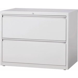 HL10000 SERIES LATERAL FILE 36" WIDE 2-DRAWER - LIGHT GRAY by Hirsh