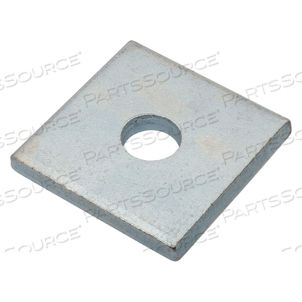 SQUARE WASHER, FOR SCREW SIZE 1/2 IN, STEEL, NOT GRADED, ZINC PLATED, 0.563 IN IN DIA by Approved Vendor
