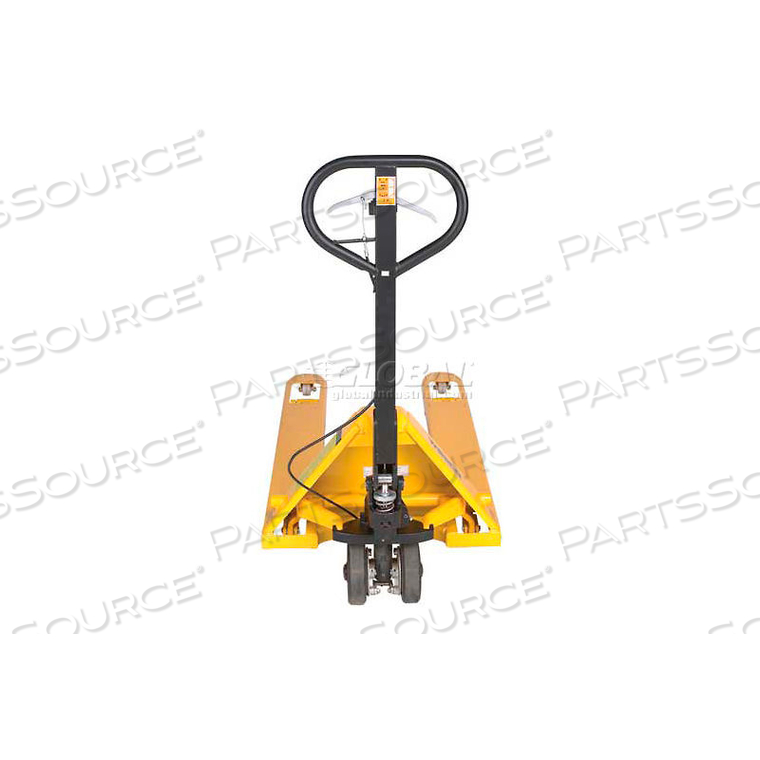 PALLET JACK TRUCK WITH HAND BRAKE 5500 LB. CAPACITY by Wesco PALLET JACK TRUCK WITH HAND BRAKE 5500 LB. CAPACITY by Wesco