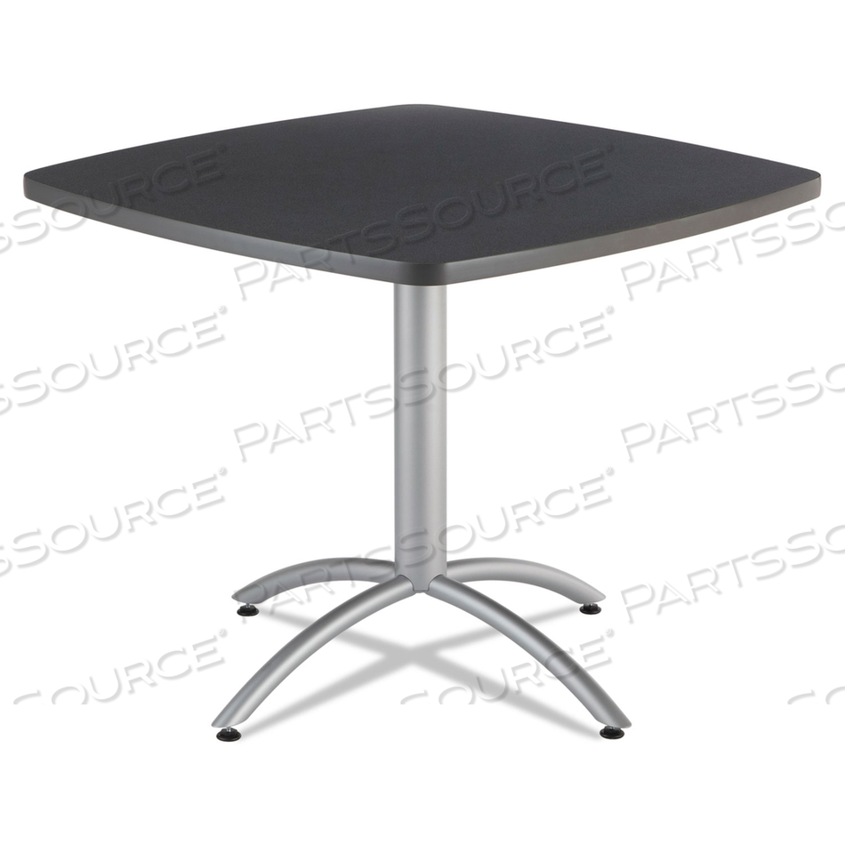 CAFE TABLE SQUARE 30INH GRAPHITE GRANITE by Iceberg Enterprises