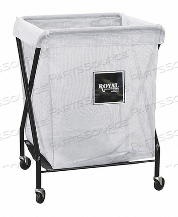 X-FRAME CART 8 BU WHITE MESH by Royal Basket Trucks