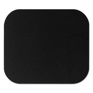 POLYESTER MOUSE PAD, 9 X 8, BLACK by Fellowes