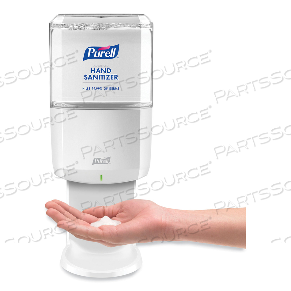 ES6 TOUCH FREE HAND SANITIZER DISPENSER, 1,200 ML, 5.25 X 8.56 X 12.13, WHITE by Purell ES6 TOUCH FREE HAND SANITIZER DISPENSER, 1,200 ML, 5.25 X 8.56 X 12.13, WHITE by Purell