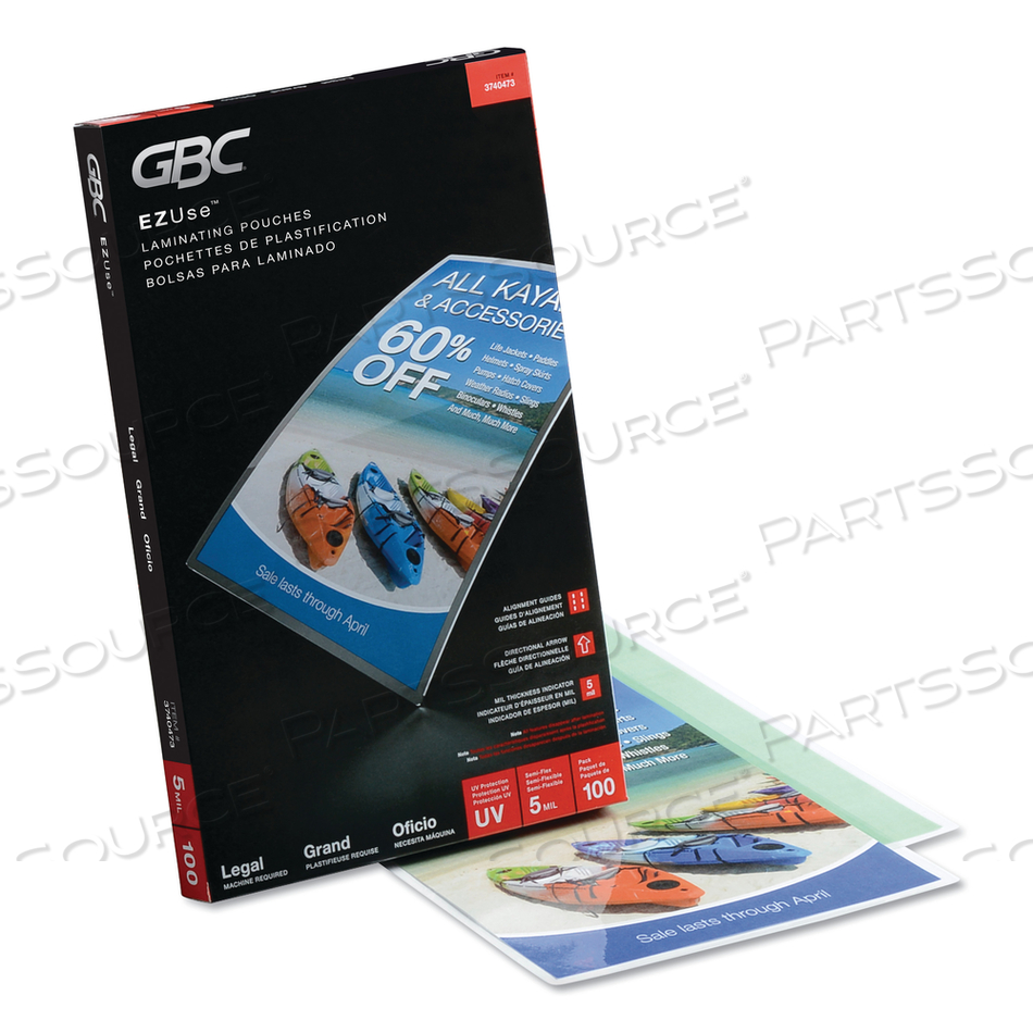 LAMINATING POUCHES 9X14.5 PK100 by ACCO Brands