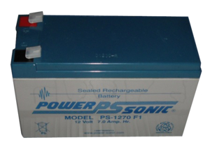 BATTERY, LEAD ACID, 12V, 7 AH, FASTON (F1) by Thermo Fisher Scientific (Asheville)