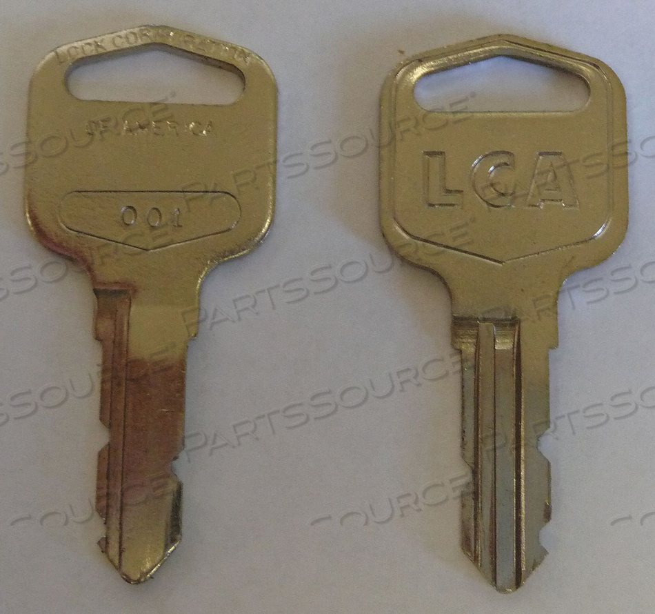 MASTER KEY 001 PUSH LOCKS by Lock Corp Of America