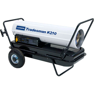 PORTABLE KEROSENE HEATER TRADESMAN K210, 210K BTU, # 1 OR # 2 FUEL OIL by L.B. White Co., Inc.