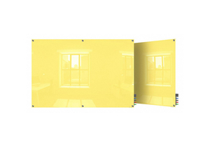 DRY ERASE BOARD NON-MAGNETIC GLASS 72 W by Ghent
