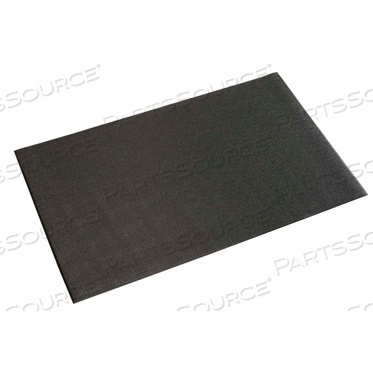 SOFT FOOT ANTI FATIGUE MAT 3/8" THICK 2' X 60' BLACK by Apache Inc. SOFT FOOT ANTI FATIGUE MAT 3/8" THICK 2' X 60' BLACK by Apache Inc.