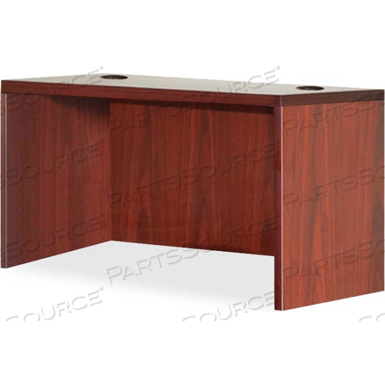 Cherry 60 by 30 by 29-1/2-Inch Lorell Desk Shell 